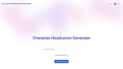 Headcanon Generator